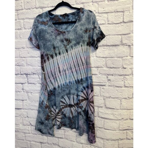 Sacred Threads Tie Dye Dress Bohemian Small - Picture 1 of 8